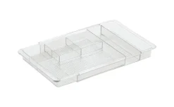 iDesign Clear Drawer Organizer 1.25 in. H X 7.75 in. W X 11.25 in. D