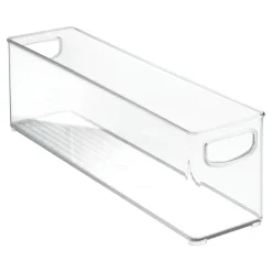 iDesign Clear Organizer Bin 5 in. H X 4 in. W Stackable
