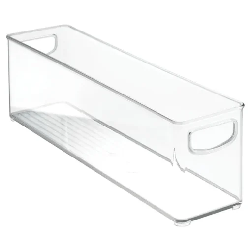 iDesign Clear Organizer Bin 5 in. H X 4 in. W Stackable