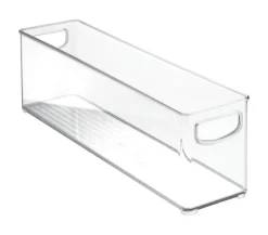 iDesign Clear Organizer Bin 5 in. H X 4 in. W Stackable