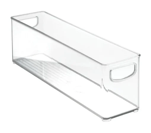 iDesign Clear Organizer Bin 5 in. H X 4 in. W Stackable