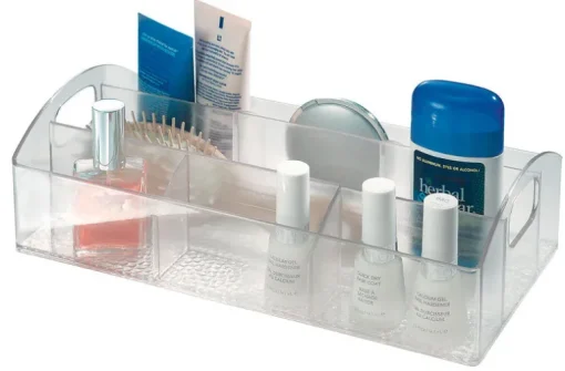 iDesign Clear Plastic Vanity Organizer