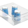 iDesign Clear Storage Bin 3.5 in. H X 8 in. W X 11.5 in. D Stackable