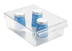 iDesign Clear Storage Bin 3.5 in. H X 8 in. W X 11.5 in. D Stackable