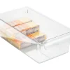 iDesign Clear Storage Bin 3.5 in. H X 6 in. W X 11.5 in. D Stackable