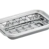 iDesign Gia Chrome Silver Stainless Steel Soap Dish