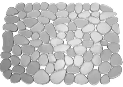 iDesign Gray Plastic Sink Mat