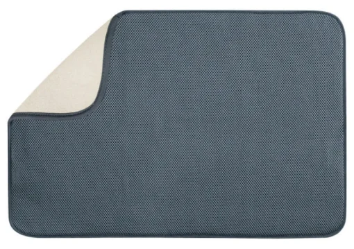 iDesign IDry 24 in. L X 18 in. W X 0.5 in. H Microfiber Drying Mat