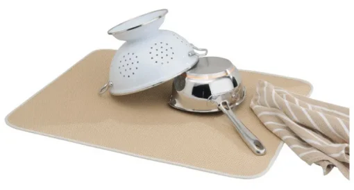 iDesign IDry 18 in. L X 16 in. W X 0.5 in. H Microfiber Drying Mat