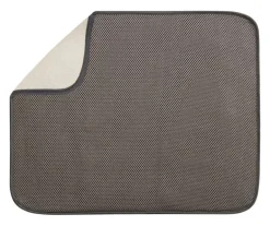 iDesign IDry 18 in. L X 16 in. W X 0.5 in. H Microfiber Drying Mat