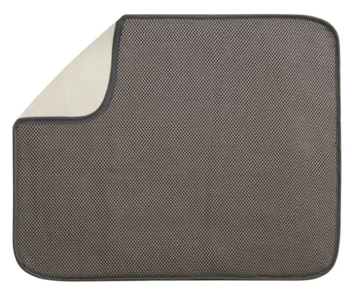 iDesign IDry 18 in. L X 16 in. W X 0.5 in. H Microfiber Drying Mat