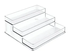 iDesign Linus 4 in. H X 10 in. W X 9-3/16 in. L Clear Spice Organizer