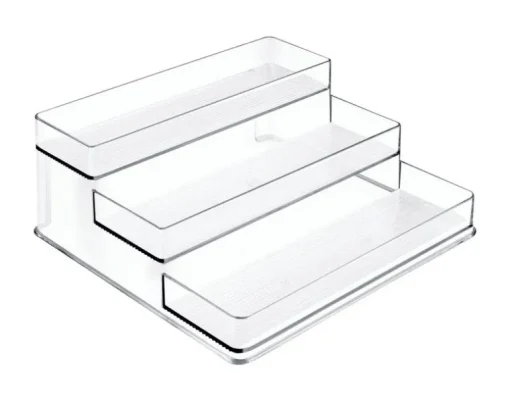 iDesign Linus 4 in. H X 10 in. W X 9-3/16 in. L Clear Spice Organizer