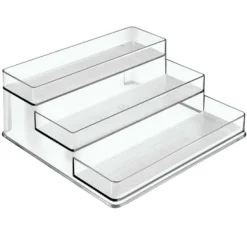 iDesign Linus 4 in. H X 10 in. W X 9-3/16 in. L Clear Spice Organizer