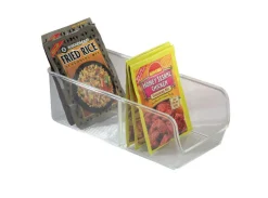 iDesign Linus 3-1/2 in. H X 5 in. W X 10-1/2 in. L Clear Spice Organizer