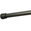 iDesign Shower Curtain Rod 75 in. L Bronze Silver