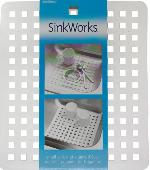 iDesign SinkWorks Clear PVC Sink Mat