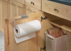 iDesign Stainless Steel Paper Towel Holder 5.3 in. H X 1.8 in. W X 11.8 in. L