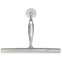 iDesign Zia 12 in. Stainless Steel Shower Squeegee