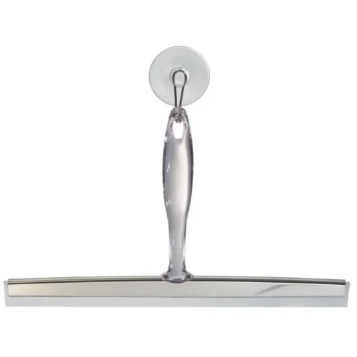 iDesign Zia 12 in. Stainless Steel Shower Squeegee