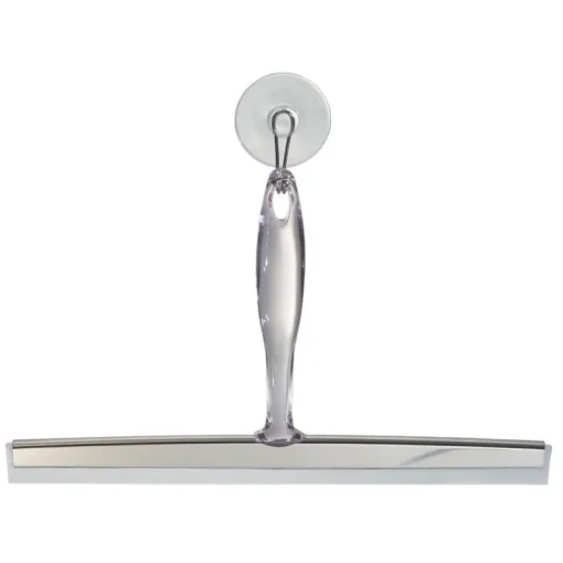 iDesign Zia 12 in. Stainless Steel Shower Squeegee