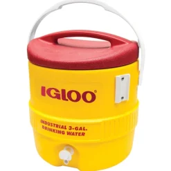 Igloo Industrial Red/Yellow 3 gal Water Cooler