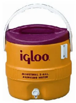 Igloo Industrial Red/Yellow 3 gal Water Cooler