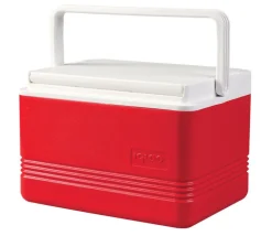 Igloo Legend 12 Cans Capacity Red/White Plastic Reusable Cooler