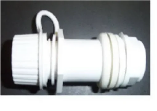 Igloo White Replacement Threaded Drain Plug for 50 to 165 qt. Coolers