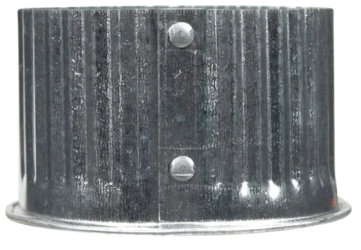 Imperial 3 in. D Galvanized Steel Crimped Pipe End Cap