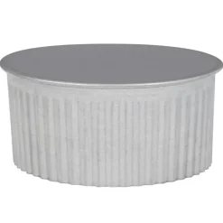 Imperial 3 in. D Galvanized Steel Crimped Pipe End Cap