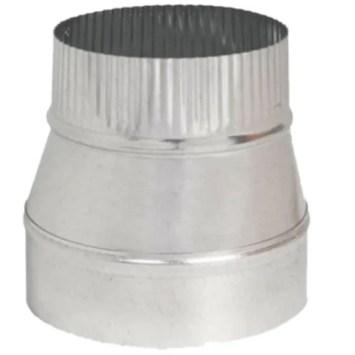 Imperial 5 in. D X 4 in. D Galvanized Steel Furnace Pipe Reducer