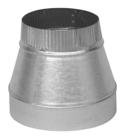 Imperial 6 in. D X 5 in. D Galvanized Steel Furnace Pipe Reducer