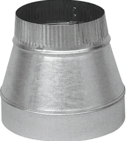 Imperial 4 in. D X 3 in. D Galvanized Steel Furnace Pipe Reducer