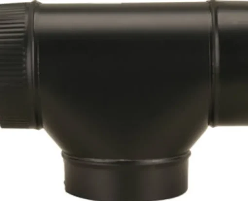 Imperial 8 in. X 8 in. X 8 in. Steel Stove Vent Single Tee