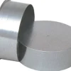 Imperial 6 in. X 6 in. X 6 in. Galvanized Steel Vent Tee Cap