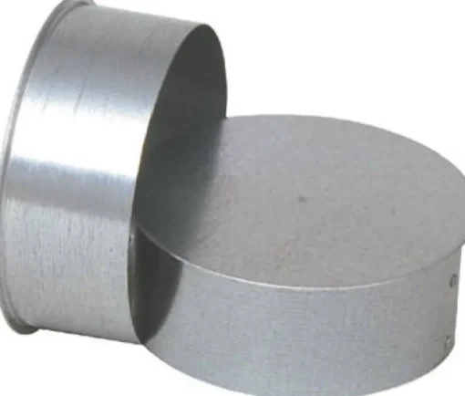 Imperial 6 in. X 6 in. X 6 in. Galvanized Steel Vent Tee Cap