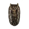 Infinity 24 in. Wood Willow Hanging Lantern Brown (Pack of 2)