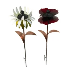 Infinity Iron Assorted 35.83 in. Flower Garden Torch (Pack of 6)