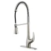 Innova Sapphire One Handle Stainless Steel Pull-Down Kitchen Faucet