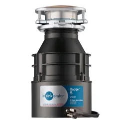 InSinkErator Badger 5 CORD 1/2 HP Continuous Feed Garbage Disposal with Power Cord