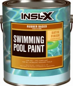 Insl-X Indoor and Outdoor Satin Royal Blue Swimming Pool Paint 1 gal.