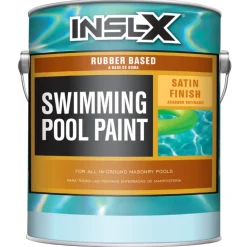 Insl-X Indoor and Outdoor Satin Ocean Blue 1 gal. Swimming Pool Paint