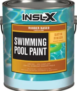 Insl-X Indoor and Outdoor Satin Ocean Blue 1 gal. Swimming Pool Paint