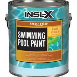 Insl-X Indoor and Outdoor Satin Ocean Blue 1 gal. Swimming Pool Paint