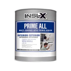 Insl-x Prime All White Flat Water-Based Acrylic Latex Primer 1 qt.