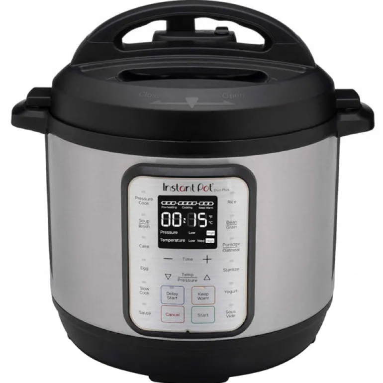 Instant Pot Duo Plus Stainless Steel Pressure Cooker 6 qt Black/Silver