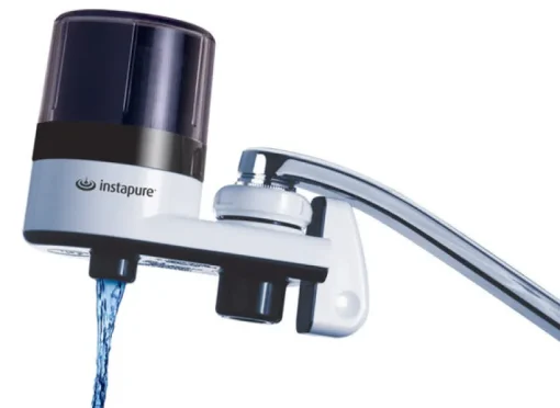 Instapure F2 Essentials Faucet Filter System Plastic 200 Gal. White Finish Clear