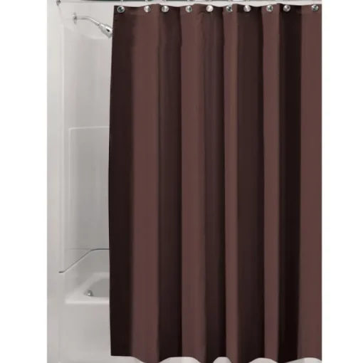 Interdesign 14658 72 X 72 Chocolate Water Repellent Shower Curtain Liner