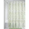 InterDesign 72 in. H x 72 in. W Green Vines Shower Curtain PEVA (Pack of 2)